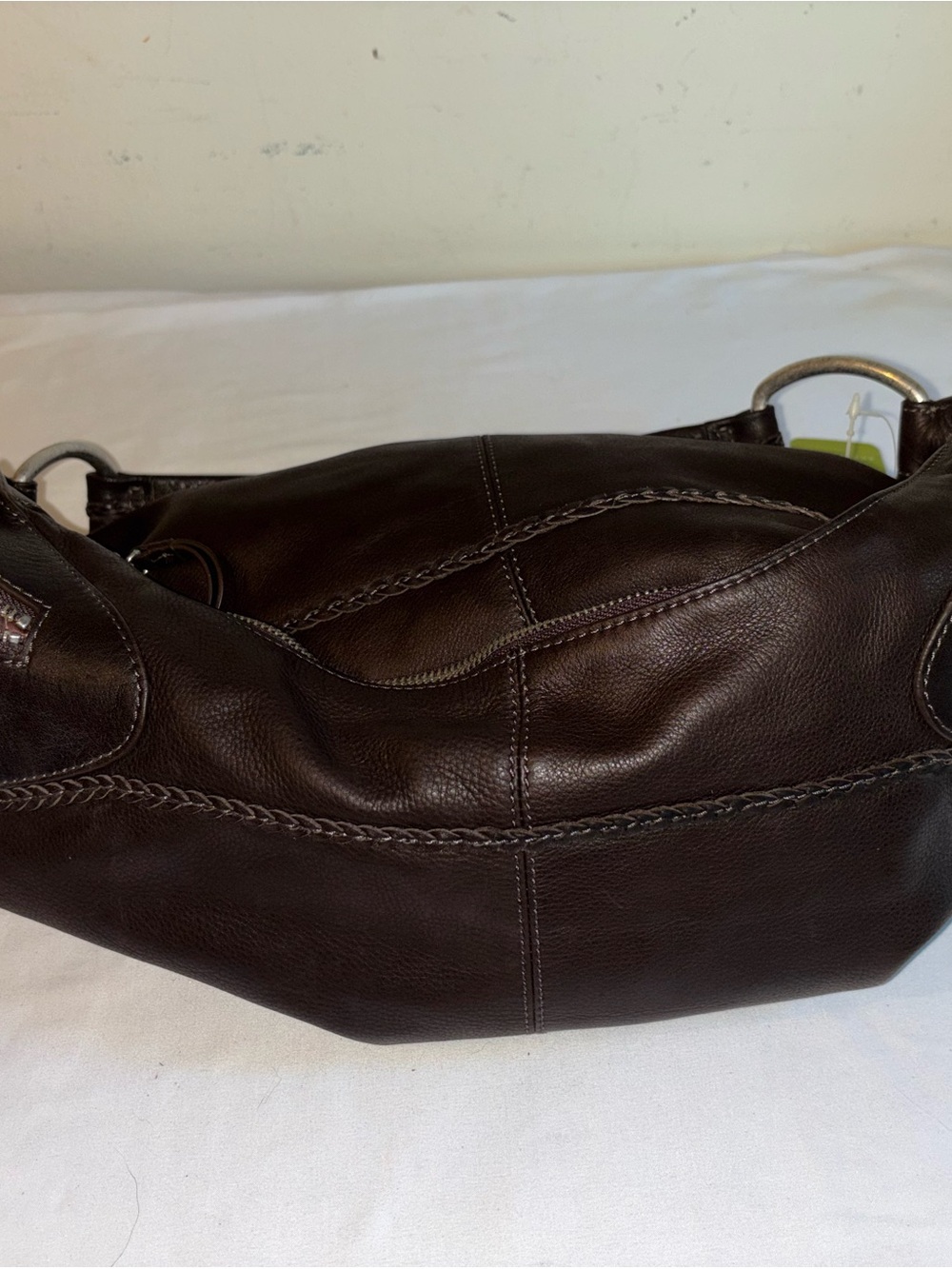 Sigrid Olsen sandpiper chocolate Brown Leather Hobo bag NWT - Picture 4 of 8